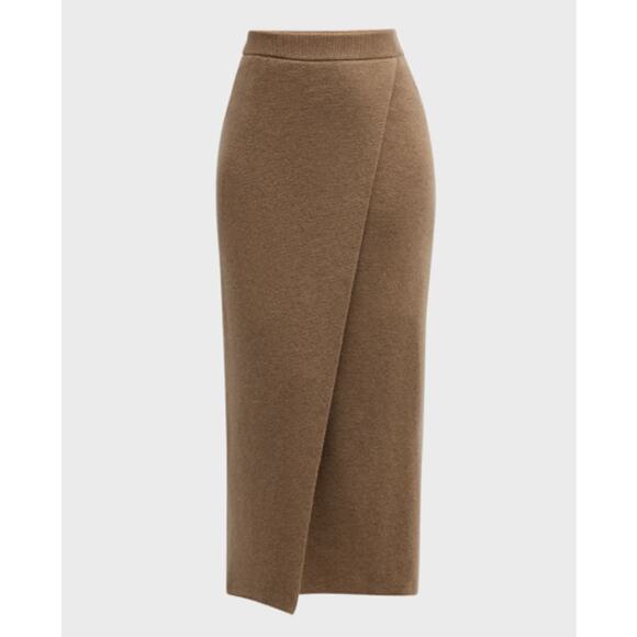 Max Mara Hazel Wool-Cashmere Midi Skirt Size M - Picture 10 of 11